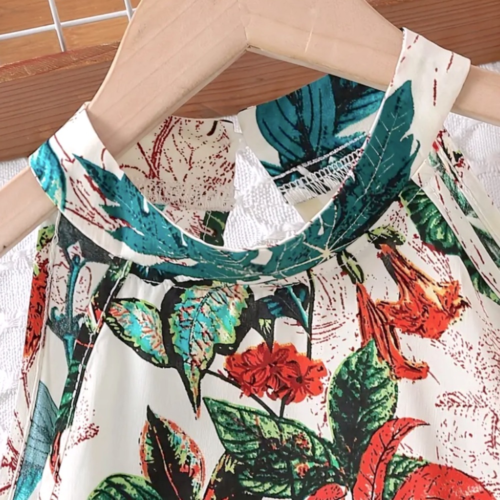 Floral Wide Leg 2 piece set - Picture 4 of 8